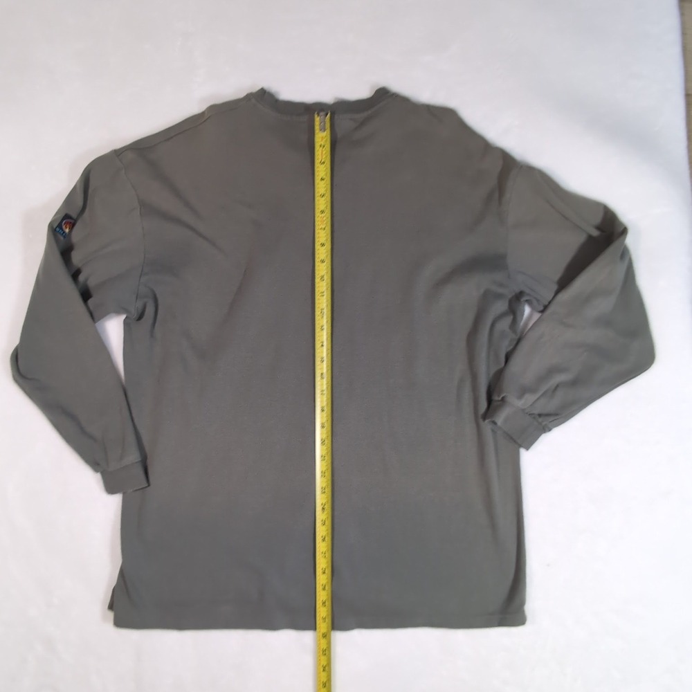3 Rasco FR Henley T-Shirt Mens Lot 3XL Long Sleeve Flame Resistant HRC 2 GTF454 - Picture 9 of 16